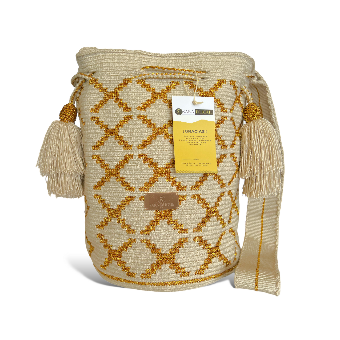 MOCHILA HILO DORADO 002