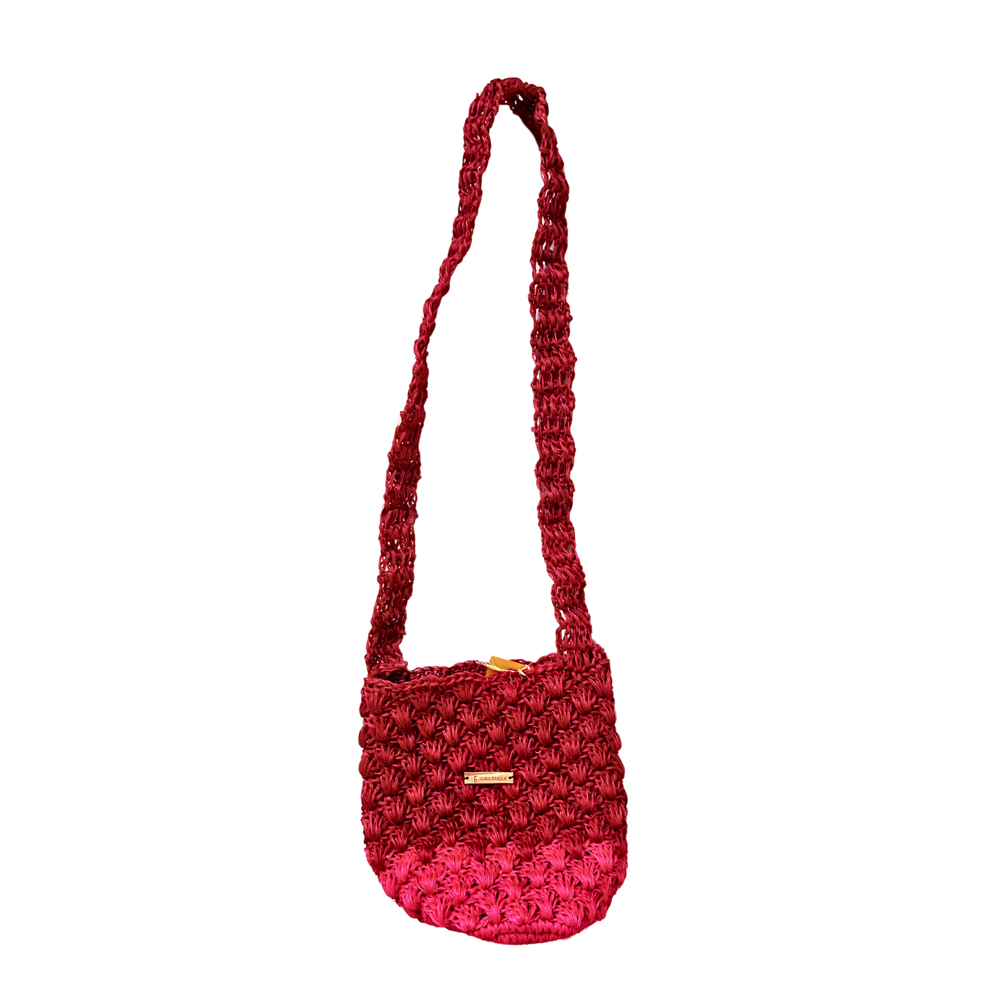 Mochila natural bicolor roja