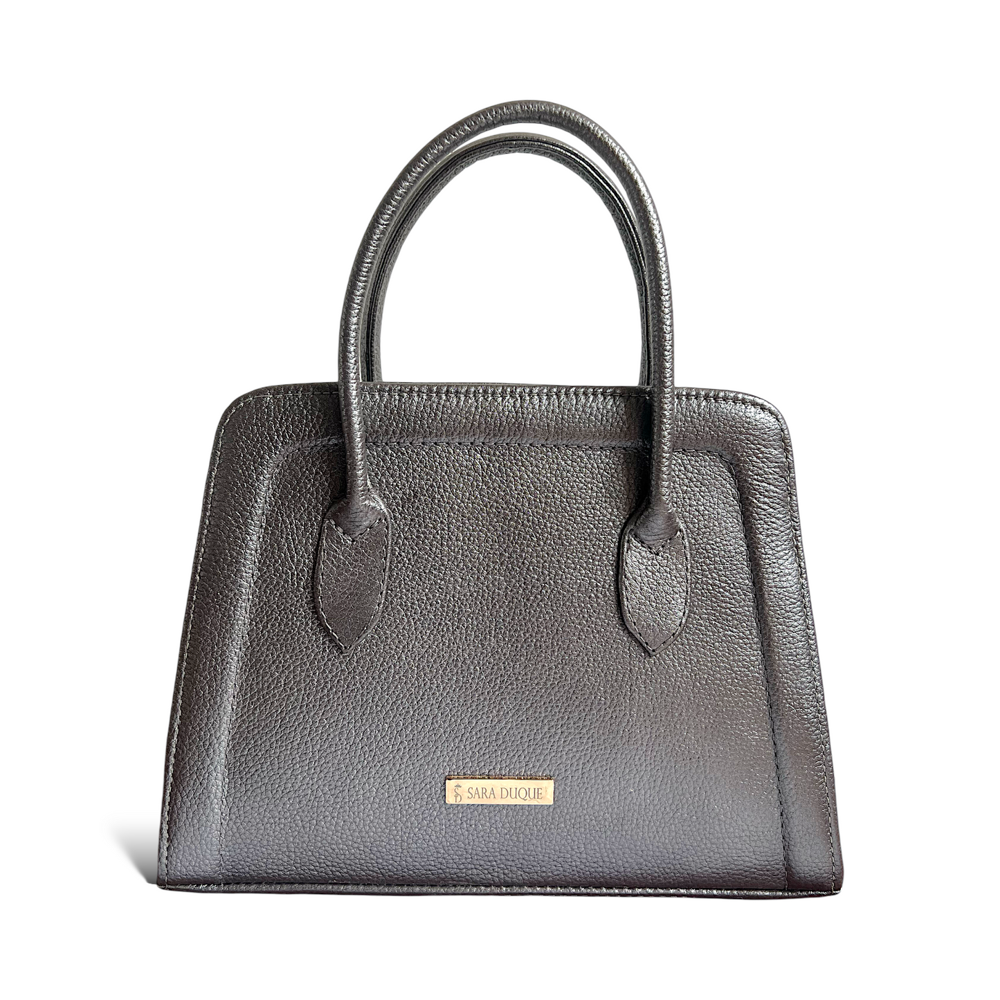 Bolso cuero color Humo