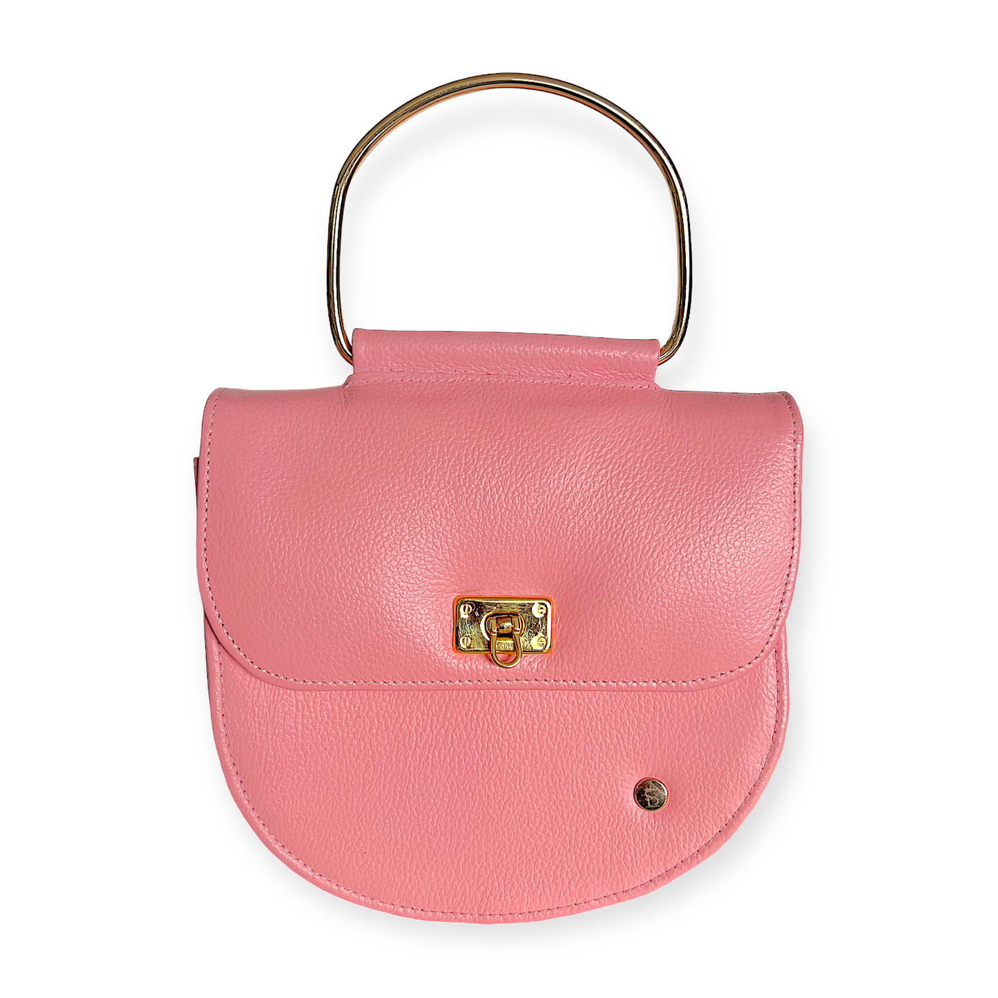 Manos libres cuero rosado