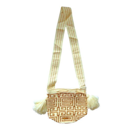 Mochila hilo dorado