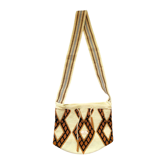 Mochila hilo dorado
