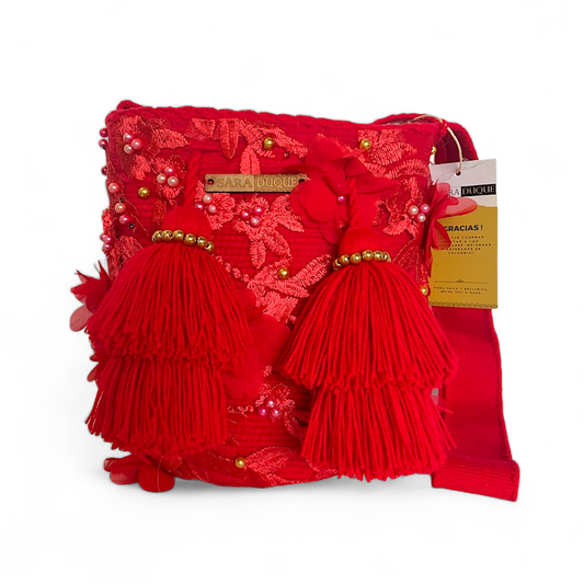 MOCHILA PEQUEÑA ROJA