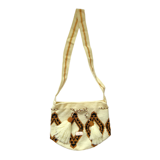 Mochila hilo dorado